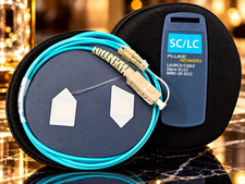Fluke Networks Optical Fiber Cable SC to LC 50m Multi-Mode Blue MMC-50-SCLC picture
