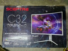 Sceptre C32 Nebula Gaming Monitor Retail Box Only with Foam Insert Black picture