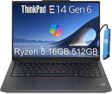 Lenovo - Upgraded - ThinkPad E14 Gen 6 14 in FHD+ - AMD Ryzen 5 7535U - 16GB RAM picture