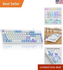 Creamy Keyboards,K2 Classic Keyboard Wired RGB Backlit 104 Keys Waterproof Er... picture
