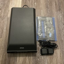Epson Perfection V600 Flatbed Photo Film Negative Color Document Scanner - Black picture