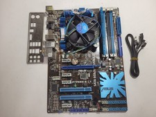 ASUS P7P55D-E Motherboard Core i3-540, 8GB RAM, IO Shield #1461 picture