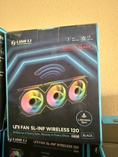 Lian Li 12RSLIN1W3B Uni Fan SL-INF Wireless 120 Triple Pack BLACK  Reverse picture