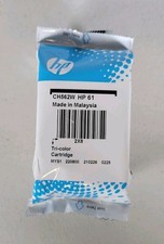 Genuine HP 61 Tri-Color Ink Cartridge CH562W Sealed Bag New picture