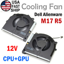 OEM - CPU + GPU Cooling Fans - For DELL Alienware M17 R5 AMD MG75091V1-C080-S9A picture