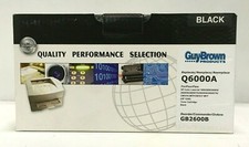 Guy Brown Toner Cartridge GB2600B for HP Printers, Works Like 124A Q6000A, Black picture