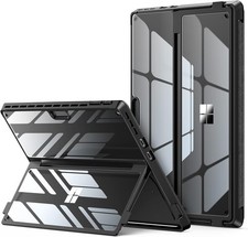 Surface Pro 11/10/9 Case, Crystal Clear Multi-Angle Shockproof for Microsoft Sur picture