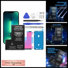 SHENMZ Battery for iPhone 13 Pro Max 7800mAh A2641 A2643 A2644 Tool Kits picture