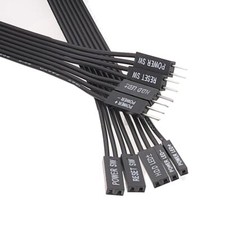 Motherboard HDD LED Reset Power SW Cable Start Switch Dupont MF I/O Jumper Cable picture