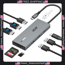 USB-C Docking Station with Dual 4K HDMI, 9-in-1 Laptop Dock, 100W Power picture