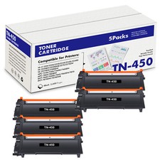 5PK TN450 Toner Compatible with Brother TN420 TN-450 DCP-7065DW HL-2270DW 2240D picture