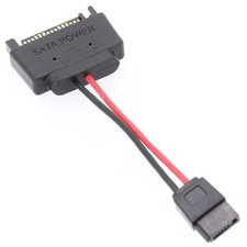 6pin to 15pin SATA Power Cable for Slim 12.7mm 9.5mm DVD CD Drive SFF PC Install picture