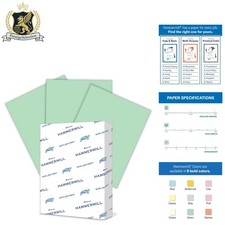 Sustainable 20 lb Pastel Green Printer Paper, 8.5x11 for Creative Projects picture