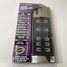 Cyberpower Surge Protector CPS1090 10 Outlets 3000 J 6’ Cord New Sealed picture