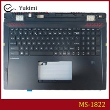MS-1822  FOR MSI 18Ultra C Shell Cover Upper Palmrest RGB Backlit Keyboard picture