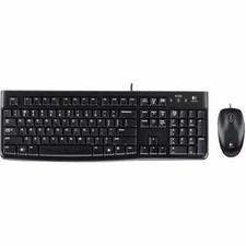 Logitech MK120 Wired USB Keyboard & Mouse   ~ 8 PACK SPECIAL picture