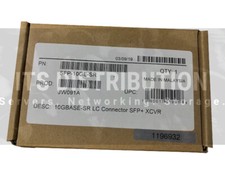 JW091A I Genuine Brand New HPE Aruba 10GBASE-SR LC Conn SFP+ Transceiver Module picture