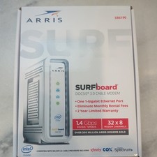 ARRIS Surfboard SB6190 - 32x8 Docsis 3.0 Cable Modem - White picture