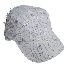 Disney Parks Marvel Avenger Heroe Logos Baseball Cap Hat - White picture