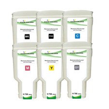 Any 3 colors for HP 766 Reman  300ml ink cartridge DesignJet H XL3600/3600dr picture