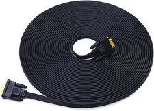 65Ft Extra Long VGA to VGA Cable for Computer Monitor 15 Pin Male to Male Flat V picture