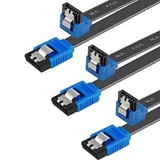 BENFEI SATA Cable III, 3 Pack SATA Cable III 6Gbps 90 Degree Right Angle Locking picture
