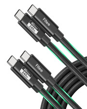 USB 4 Cable for Thunderbolt 4 Cable 2 Pack 5FT picture