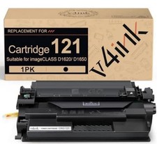 v4ink 121, 121H Black Toner Cartridge High Yield 5000 Pages 1-Pack New picture
