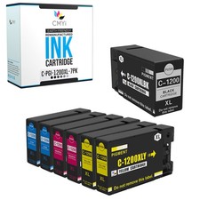 7-Pack Compatible CMYi PGI-1200XL Ink Cartridges fits Canon MAXIFY MB2020 MB2720 picture