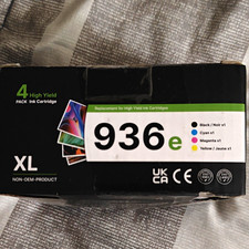SHEENGO 936e XL Compatible Ink Cartridge 4-Pack for HP BK C M Y picture