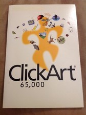 Brøderbund ClickArt 65,000 5 CD's - Click Art Window 95- Vintage picture