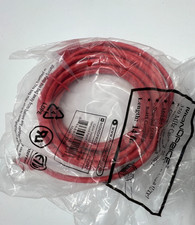 (QTY 5) MONOPRICE 2147 14 ft. Patch Cord Cat 5e Booted Red 24AWG Stranded picture