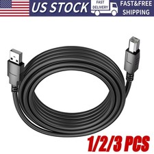 1-3pcs NEW USB 2.0 A TO B High Speed Printer Scanner Premium Cable Cord 1.5m picture