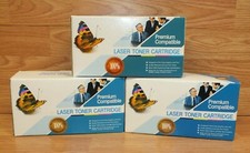 3 COLOR Toner Cartridges for Dell 1250c 1350cnw Yellow, Cyan, Magenta *NIB* 2014 picture