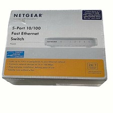 Netgear New 5 Port  10/100 Mbps Fast Ethernet Switch FS605 In Sealed Box picture