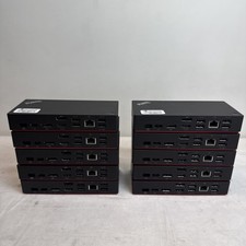 (N) Lot of 10 Lenovo ThinkPad Universal USB-C 40AY Docking Station Dock only picture