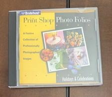 The Printshop PHOTO FOLIOS Holiday & Celebrations CD Windows 3.1 Or 95 picture