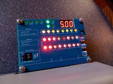 Commodore 64 volt meter DIAG suite with BUS detection LEDS C64 C128 picture