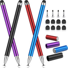 MEKO 4 Pack 2 in 1 Stylus Pens for Touchscreens Tablets and Smartphones picture