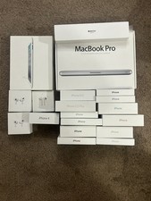 Lot of 19 Genuine  Apple MacBook Pro, iPhone, AirPods,Watches *EMPTY BOXES ONLY* picture