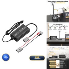 Power Queen 12V 10A LiFePO4 Battery Charger 14.6V picture