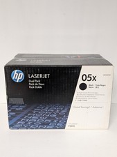 Ships Today ✅ Genuine HP CE505XD 05X  Dual Pack - High Yield Toner Cartridges picture