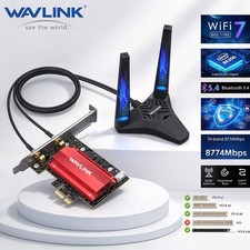 WAVLINK INTEL BE200 PCIE CARD BE8800 WIFI 7 BT5.4 NETWORK CARD PCIEX1 X4 X8 X16 picture