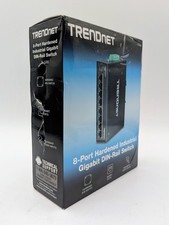 TRENDnet TI-PG80 8-Port Hardened Industrial Gigabit PoE+ DIN-Rail Switch 200W picture