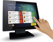 12-Inch Capacitive Multi-Touch POS TFT LED Touchscreen Monitor, True Flat Seamle picture