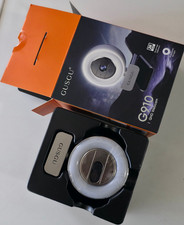 GUSGU G910 2K QHD Webcam Ring Light, Built-in Microphone, Privacy Cover, USB .  picture