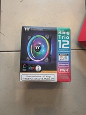 Thermaltake Riing Trio 12 RGB White TT Premium Edition - 3 Pack, 120mm, 3 Ind... picture