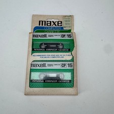 Maxell CP-15 Personal Computer Cassette Tape 2-Pack – Vintage Sealed CP15 picture