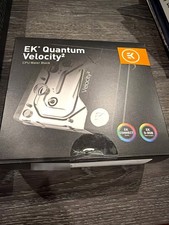 EK-Quantum Velocity² D-RGB AM4 Nickel + Plexi CPU Water Block - New Sealed picture