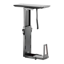 Mount-It CPU Under Desk Mount Bracket Rack, Adjustable Computer picture